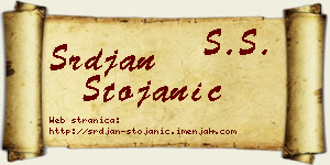 Srđan Stojanić vizit kartica
